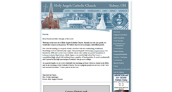 Desktop Screenshot of holyangelssidney.com