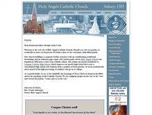 Tablet Screenshot of holyangelssidney.com